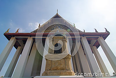 Wat Suthat Thep Wararam Stock Photo